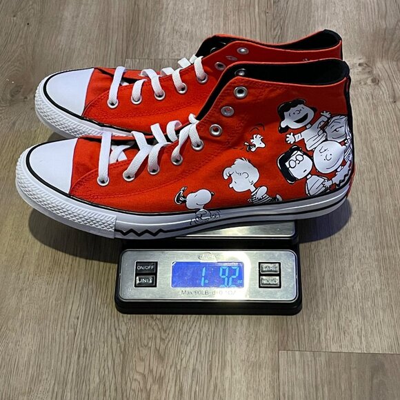 NWT Peanuts x Converse Chuck Taylor All Star High-Top Snoopy and Friends Unisex - Picture 9 of 9
